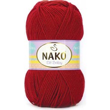 Nako Elit Baby (5 Adet) 298 Pul Biber Rengi El Örgü Ipliği