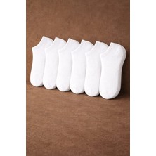 Esesto Sock 6'lı Beyaz Kısa Erkek Çorabı( Mevsimlik)