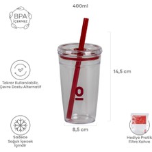 Espressolab Tekrar Kullanılabilir Beyaz Bardak 450 ml NO:113