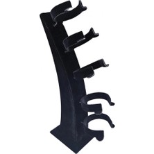 Özer Kutu Dik 5 Li Kelepçe & Bilezik Standı Süet Tekli (24 Cm)