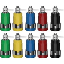 Maroces 10 Adet Renkli 4mm Born Klemens Büyük Gömme Tip Vida Bacak