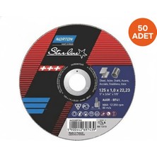 Norton Saint Gobain Starline 115X1.0X22.23MM Inox Metal Kesici Disk 50'li Paket