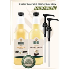 Gold Gull Irish Cream &  Vanilya aromalı Kahve & Meyve Şurubu 2 x 700 ml