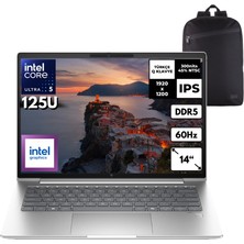 Hp 640 G11 Ultra 5-125U 40-Gbddr5 1 Tbssd Intel Graphics 14" Windows 11 Pro + Hmf Sırt Çantası AD4D0ETHMF30