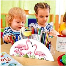 Karokstore Ahşap Masaüstü Kalemlik Kalem Kutusu Organizer