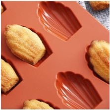 Karokstore Siliko World Silikon Sevimli Pati Şekilli Çikolata Kek Mum Sabun Kalıp, Kırmızı