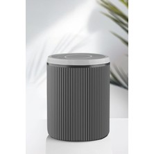 Karokstore Banyo Mutfak Çöp Kovası 6 Litre Gri 3372