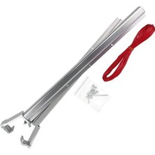 Karokstore Kare Alüminyum Katlanır Çamaşır Kurutmalığı – Duvara ve Balkona Monte Edilebilir, Paslanmaz Dayanıklı Askı, Katlanabilir Çamaşır Askılığı, Yer Tasarruflu Kurutma Aparatı (Yuvarlak Başlıklı)