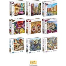 Karokstore Manarola Köyü 500 Parça 2,2mm Kalınlık 33X48CM Profesyonel Hobi Puzzle Yapboz Serisi