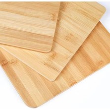Karokstore Bambu Kesme Tahtası, Çok Amaçlı Doğrama Tahtası, Et, Ekmek, Balık, Sebze ve Meyve Için Kesim Panosu, Yıkanabilir ve Dayanıklı Mutfak Aksesuarı (22X32 Cm)