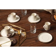 Karokstore Illusion Altın Yaldız 4 Kişilik Kahve Takımı 85CC