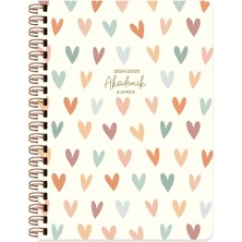 Karokstore 16 * 23 Spiralli Akademik Ajanda - Kalp