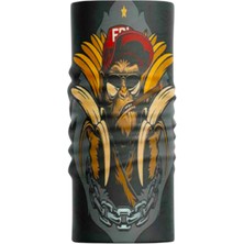 Motobir Baf-Bandana Kırmızı Şapkalı Muz Maymun