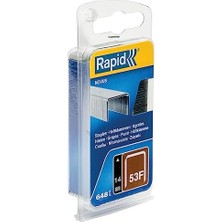 Karokstore Zımba Teli Tip 53F, 14 mm Zımba, 648 Adet, El ve Elektrikli Zımba Makineleri Için Yassı Tel Kıskaçlar