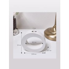 Karokstore Minimalist Halka Formunda Dekoratif Vazo – Şıklık ve Modernlik Bir Arada