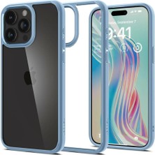 Karokstore 15 Pro Max ile Uyumlu Kılıf Crystal Hybrid Sierra Blue - ACS06447