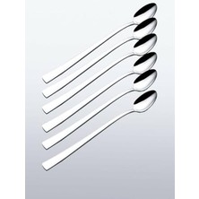 Karokstore Deniz Cezve Kaşığı Uzun Kokteyl - Mocca - Kaşığı 20 cm 6 Adet