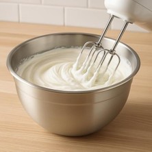 Karokstore 304 Paslanmaz Çelik Karıştırma ve Mikser Kasesi - 28 cm x 14.5 cm | Çok Amaçlı, Dayanıklı, Bulaşık Makinesine Uygun