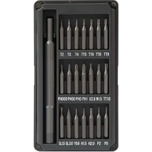 Karokstore WP200511 22 Parça Profesyonel Manyetik Saatçi Tornavida Seti