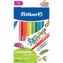 Karokstore Colorella Fırça Uçlu Keçeli Kalem 10LU