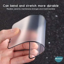 Karokstore Ekran Koruyucu 15 Pro Max Için Seramik Flexible Ekran Koruyucu Siyah