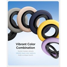 Karokstore Nanopop Magfit Için Manyetik Telefon Tutucu & Stand Magsafe Özellikli Ring Truffle Gray - AMP09032