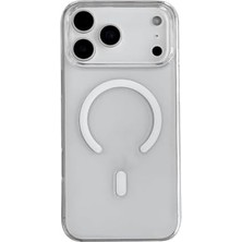 Karokstore Magsafe Uyumlu 17 Pro Telefon Kılıfı, Ultra Ince, Dayanıklı (Şeffaf)