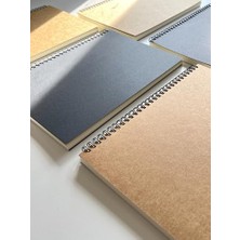 Karokstore Spiralli Defter, Siyah Kapaklı B5 Boyutunda (182X257 Mm), 100 Yaprak (Kareli)
