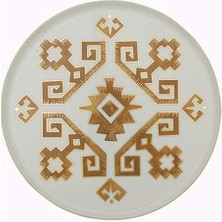 Karokstore Desen Düz Tabak 18CM
