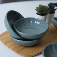 Karokstore Granit Turkuaz Çerezlik/sosluk 12 cm 6 Adet Q07