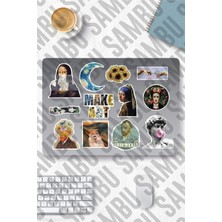 Karokstore Art Temalı Etiket Seti - Sanat - Laptop Notebook Telefon