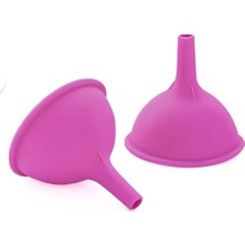 Karokstore Silikon Küçük Huni, Yağ Sos Hunisi, Sıvı Aktarma Aparatı, Mutfak Malzemesi, Çok Renkli