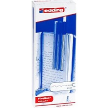 Karokstore Edding E-55 10 Adet  Yuvarlak Uçlu, Atramente Işleminden Geçmiş Metal 0,5 mm
