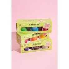 Karokstore 125 gr x 3 3'lü Set Mor, Beyaz, Kahverengi 3 Adet 125 Gram Oyun Hamuru