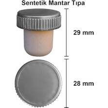 Karokstore 750 ml Yeşil Şarap Şişesi Sentetik Mantar Tıpalı ve Kapüşonlu Boş Çukur Cam Şişe 2 Adet