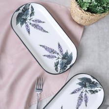 Karokstore Çiçek Bahçesi Noyan Kayık Tabak 28 cm 2 Adet 18939