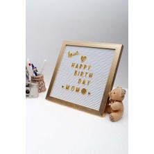 Karokstore Patladı Gitti Yazı Panosu Mesaj Tahtası ve Harf Seti