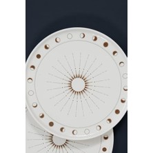 Karokstore Luna Sole 2’li 30 cm Italyan Tasarımlı Porselen Sunum Tabağı Seti