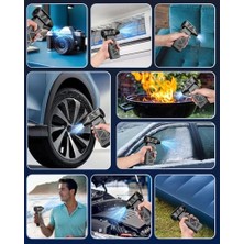 Karokstore Robeve Süper Güçlü Üfleyici Şarjlı Fan Turbo 130000 Rpm Güçlü Fan Vantilatör Üfleyici Turbo Jet Vantilatör Toz Üfleyici Basınçlı Temizleyici