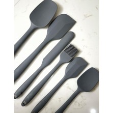 Karokstore Makkam Silikon Spatula (6, Gri, M)