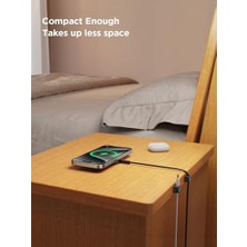 Karokstore 6'lı Paket Manyetik Kablo Klipsi [kablo Pürüzsüz Ayarlanabilir] Kordon Tutucu, Masa Altı Kablo Yönetimi, Yapışkanlı Tel Tutucu Koruyucu Düzenleyici, Ev Ofis Masası Telefon Araba Duvarı