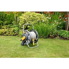 Karokstore - Hortum Makarası 60M 2'si 1 Arada (Yalnızca Makara ve Duvar Sabitlemeleri): Serbest Duran Veya Duvara Monte, Dayanıklılık ve Kullanım Esnekliği Için Hafif, Sağlam Ana Gövdeli Makara