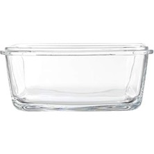 Karokstore Fresco Orta Boy Tek Parça Cam Saklama Kabı, 720 cc