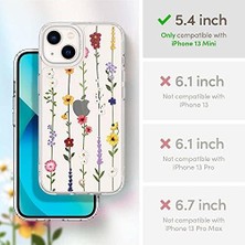 Karokstore Ciel By 13 Mini ile Uyumlu Kılıf Cecile Flower - ACS03188