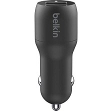 Karokstore Çift USB Araç Şarj Cihazı 24W, Mikro-Usb Kablosu (Boost Charge Çift Bağlantı Noktalı Araç Şarj Cihazı, 2 Bağlantı Noktalı USB Araç Şarj Cihazı) Güç Bankası Araç Şarj Cihazı