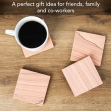 Karokstore Kumtaşı Cinnabar Bardak Altlıkları