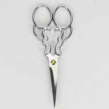 Karokstore Parti Vitrini Söz ve Nişan Makası Gümüş Renk