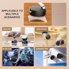 Karokstore Vakumlu Kilitli Araç Içi Telefon Tutucu Manyetik Mıknatıslı Ile Uyumlu Ister Evde Ister Arabada Ister Mutfakta Kullanın Çıkarılan Tekrar Takılan Vakum Kilitli Yeni Nesil Tutucu (Pembe)