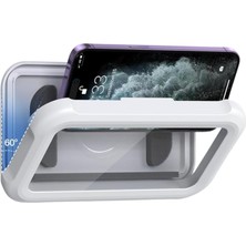 Karokstore Su Geçirmez Duş Telefon Kabı – Duşta Video Izleme Standı, Banyo Için Dokunmatik Ekranlı Duvara Monte Suya Dayanıklı Telefon Saklama Kutusu, Modern Banyo Telefon Tutucu Aparatı