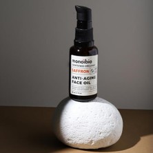 Karokstore Saffron Cosmos Organik Sertifikalı Yaşlanma Karşıtı Yüz Yağı – Antioksidan ve E Vitamini Içeren, Nemlendirici ve Kolajen Destekleyici Ince Çizgi Kırışıklık Karşıtı Serum 30 ml